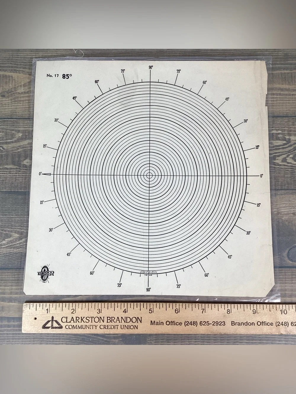 8 Unique 1944 Laminated Graphing Paper With Tilt Perspective